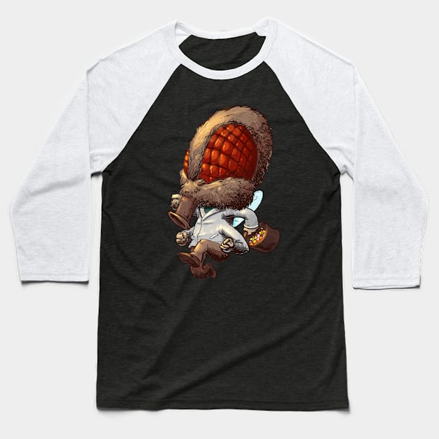 Halloween human fly trick or treat Baseball T-Shirt by Carlos CD